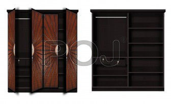 Clever 4 Door Wardrobe Comes With Dedicated Hanging Space For Suits And Formals